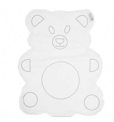 Cambiador diseño de oso-blanco
