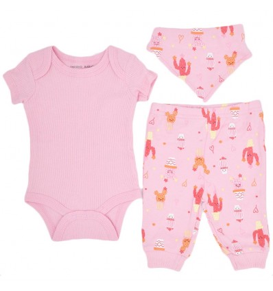 Conjunto 3 piezas para bebé niña-captus