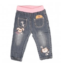 Pantalon jean para bebé niña