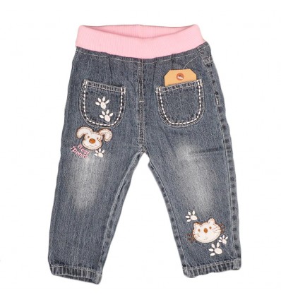 Pantalon jean para bebé niña