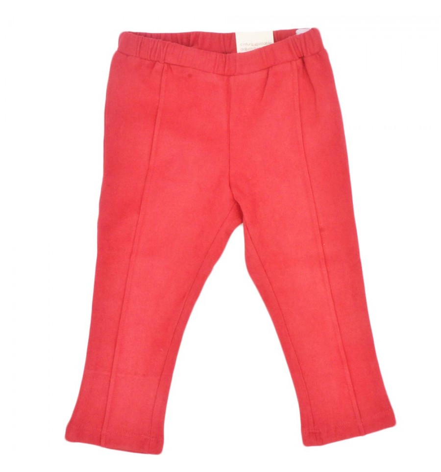 Pantalon para bebé niña en pana-Rojo-Kidhouse