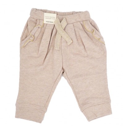 Pantalon bebé niña-beige-Kidhouse