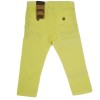 Pantalon en dril para niño-amarillo limon