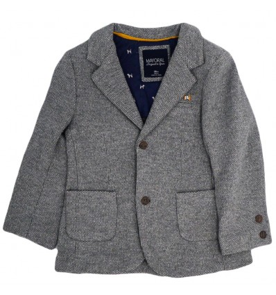 Blazer en paño para niño- Gris