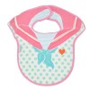 Babero estampado para bebé niña-rosa