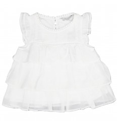 Camisa mayoral para niña-blanca