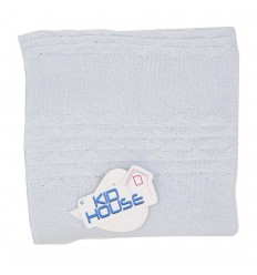 Cobertor en hilo - Azul- KidHouse