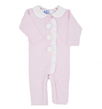 Pijama para bebé niña enteriza-rosa