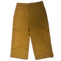 Pantalon cutter para niña-mostaza