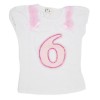 Camiseta para niña estampada-blanca