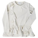Blusa mayoral con volantes-dorada