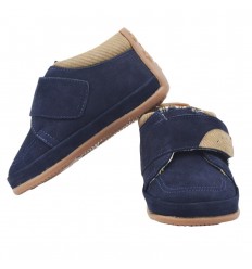 Zapato no tuerce nobuck- Azul