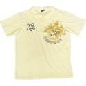 Camiseta tipo polo para niño- amarilla