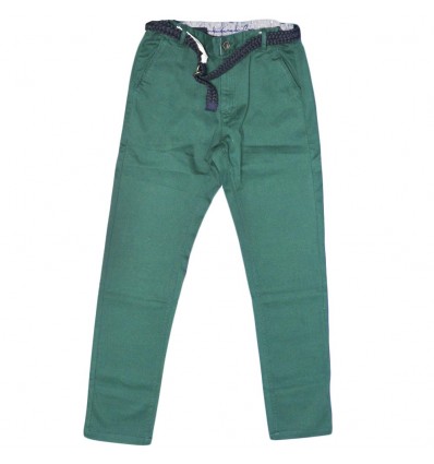Pantalon en dril para niño mayoral-verde
