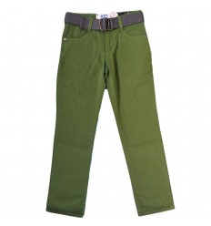 Pantalon en dril para niño- Verde