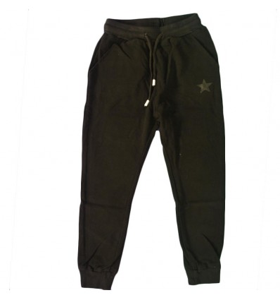 Pantalon sudadera para niño- Negra-KidHouse