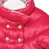 Chaqueton doble faz para niña- flores Coral