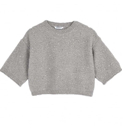 Torero en hilo con lentejuelas- Gris