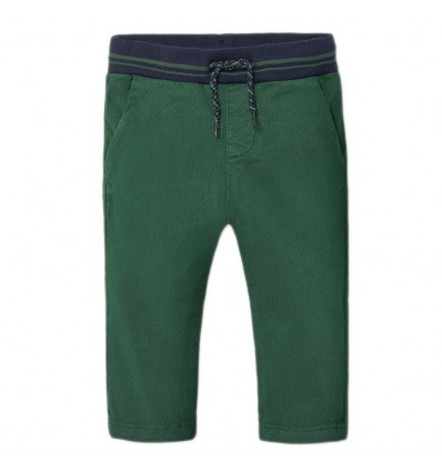 Pantalon en dril para bebé niño-Verde