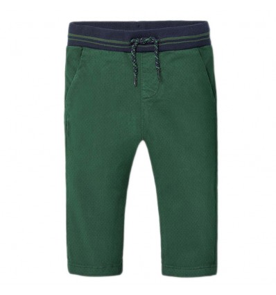 Pantalon en dril para bebé niño-Verde