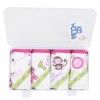 Toallitas babitas x 4 con estuche multiusos- Fucsia