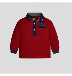 Polo manga larga niño