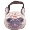 Bolso cara de bull dog frances - Cafe