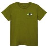 Camiseta ECOFRIENDS never stop niño -Verde