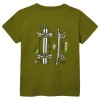 Camiseta ECOFRIENDS never stop niño -Verde