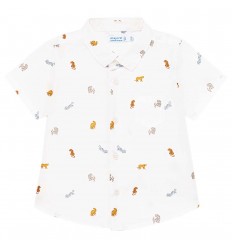 Camisa manga corta - Blanco Tigres