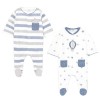Set de dos pijamas para bebé niño-Azul