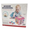 Juego para bebé cubo de sabiduria- Rosa