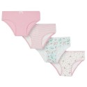 Set de 4 panties para niña- Rosa