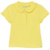 Camiseta polo para bebé niña-Amarillo