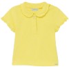 Camiseta polo para bebé niña-Amarillo
