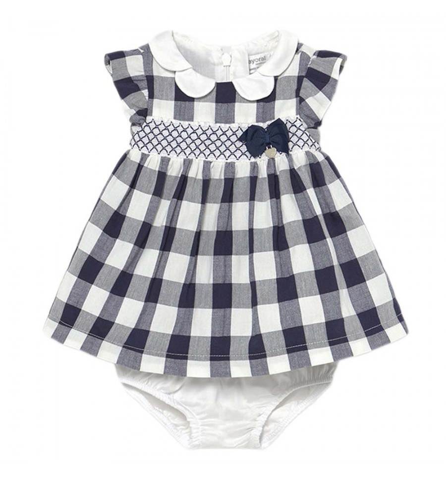 Kilómetros No complicado Contiene Vestido para bebé niña con calsoncitos- Azul-KidHouse