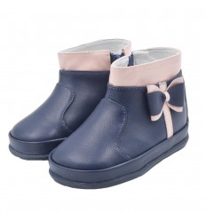 Bota no tuerce para niña - Azul oscuro