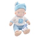 Bebé niño en tela con sonido de oración- Azul