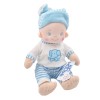 Bebé niño en tela con sonido de oración- Azul