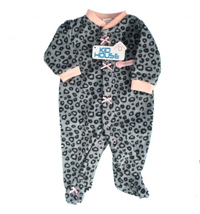 Pijama enteriza para bebé niña- Manchitas