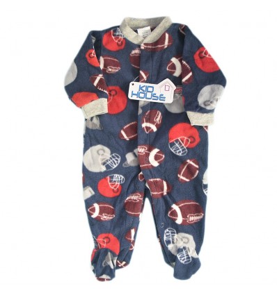 Pijama enteriza para bebé niño - Azul Balones