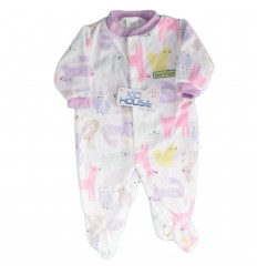 Pijama enteriza para bebé niña- Animalitos
