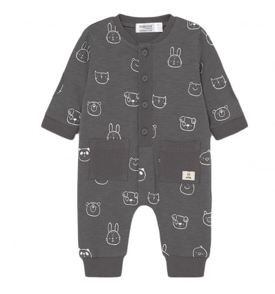 Pijama para bebé niño animalitos - Gris